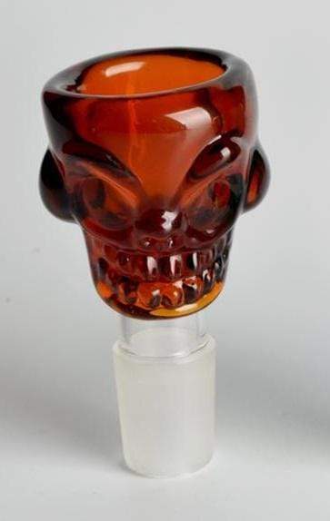 Skull Bowl Slide 18mm 18.8mm / Amber Morden Vape SuperStore and Cannabis Manitoba Canada