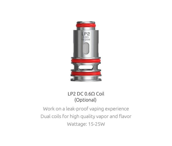 Smok LP2 Replacement Coils-5/pk LP2 DC 0.6ohm MTL Morden Vape SuperStore and Cannabis Manitoba Canada