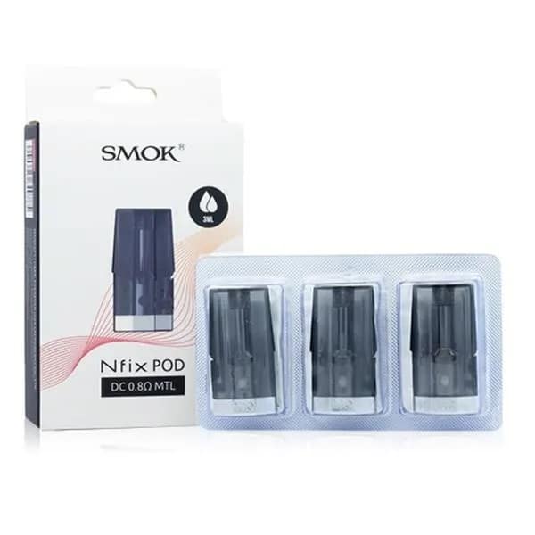 Smok Nfix Replacement pods 3ml / Mesh-0.8ohms Morden Vape SuperStore and Cannabis Manitoba Canada