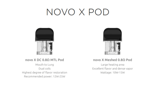 Smok Novo X Replacement Pods-3/pkg Morden Vape SuperStore and Cannabis Manitoba Canada