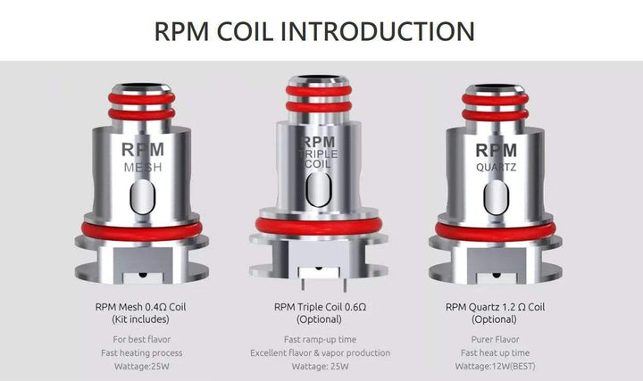 Smok RPM Coils-5/pkg Morden Vape SuperStore and Cannabis Manitoba Canada