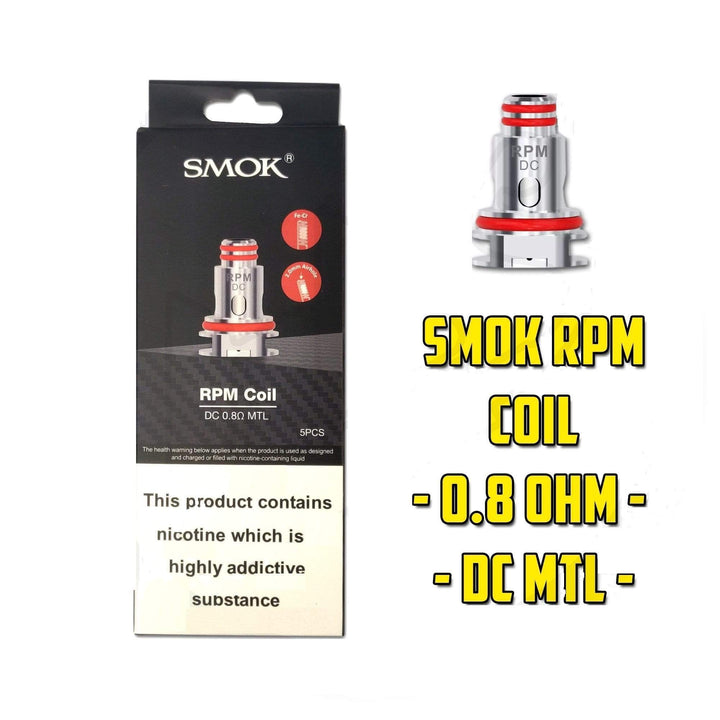 Smok RPM Coils-5/pkg Morden Vape SuperStore and Cannabis Manitoba Canada