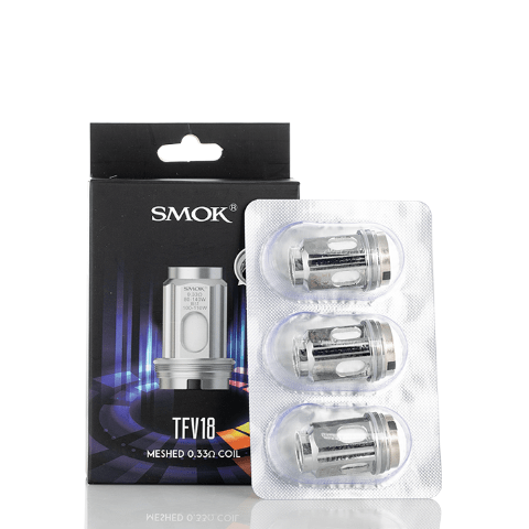 SMOK TFV18 Replacement Coils - 3pck 0.33ohm Morden Vape SuperStore and Cannabis Manitoba Canada