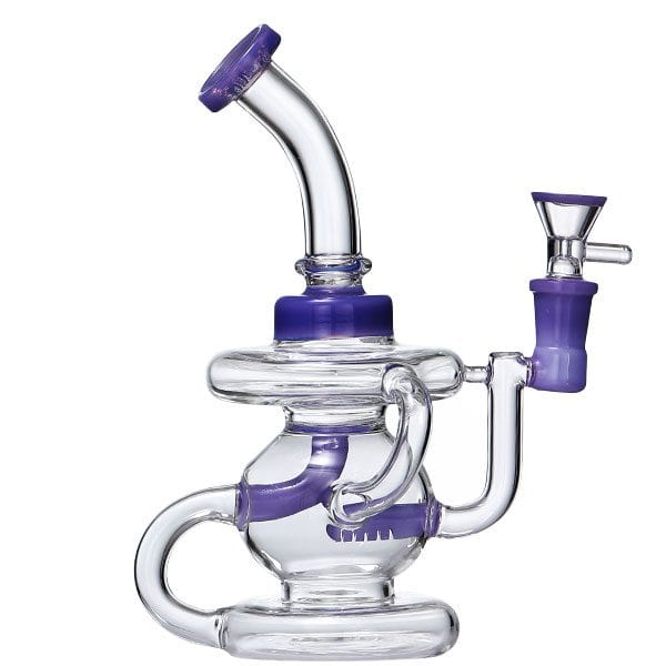 Soul Glass 2in1 Recycler Bong/Dab Rig-8.5" Morden Vape SuperStore and Cannabis Manitoba Canada