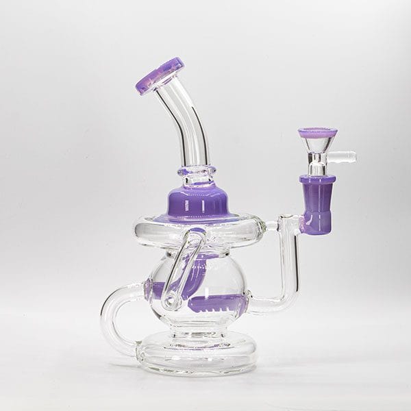 Soul Glass 2in1 Recycler Bong/Dab Rig-8.5" Morden Vape SuperStore and Cannabis Manitoba Canada