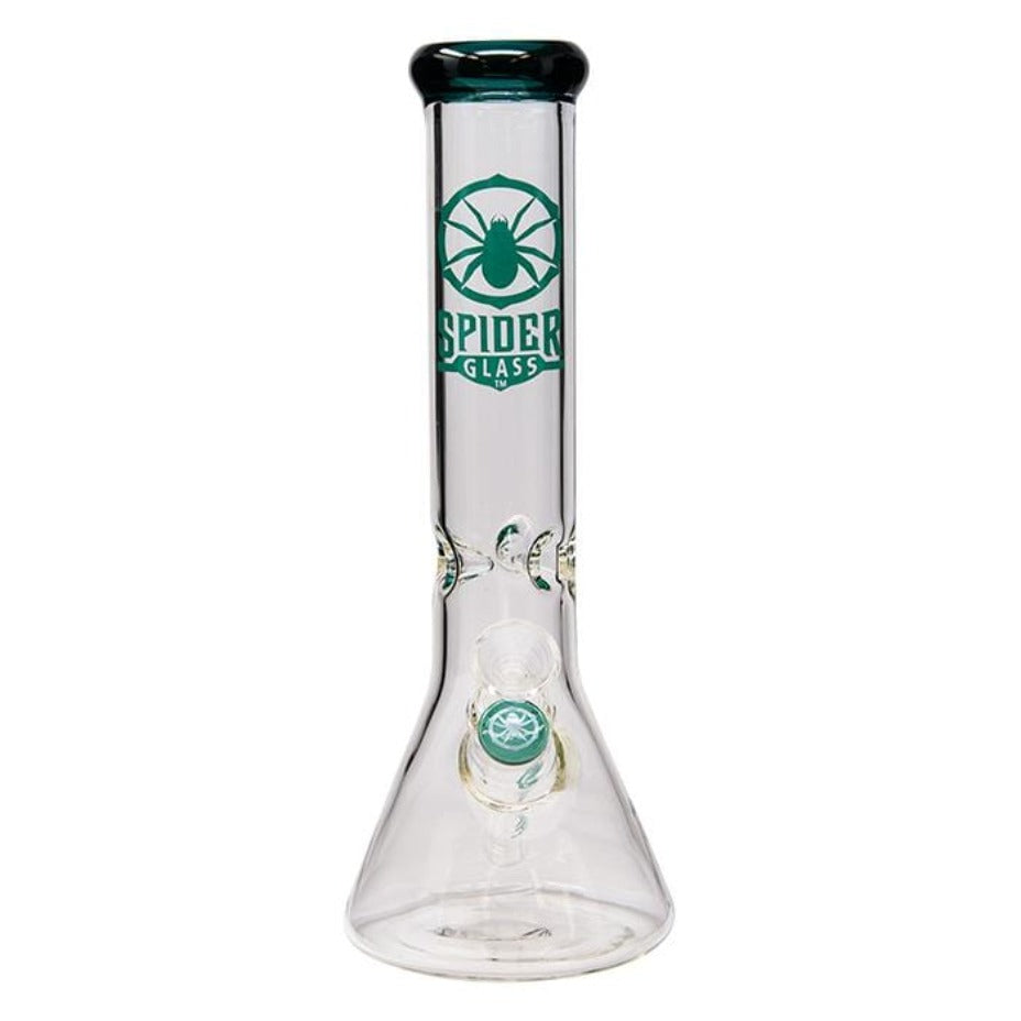 Spider Glass Beaker Bong-12" 12" / Teal Green Morden Vape SuperStore and Cannabis Manitoba Canada