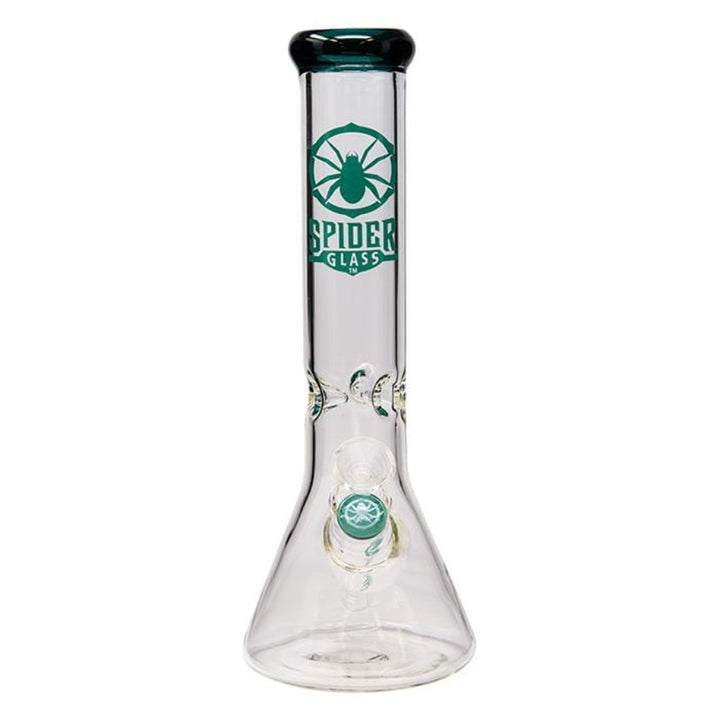 Spider Glass Beaker Bong-12" 12" / Teal Green Morden Vape SuperStore and Cannabis Manitoba Canada