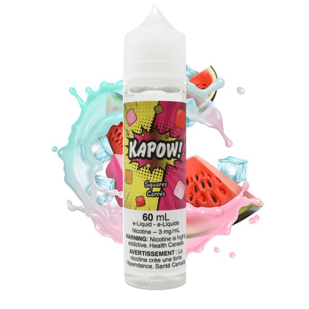 Squares by Kapow E-Liquid-60ml 60ml / 3mg Morden Vape SuperStore and Cannabis Manitoba Canada