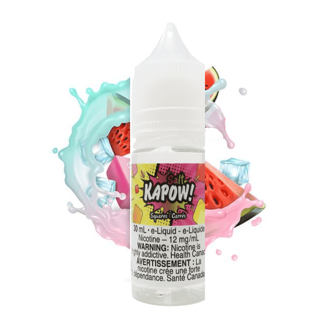 Squares Salt by Kapow E-Liquid 30ml / 12mg Morden Vape SuperStore and Cannabis Manitoba Canada