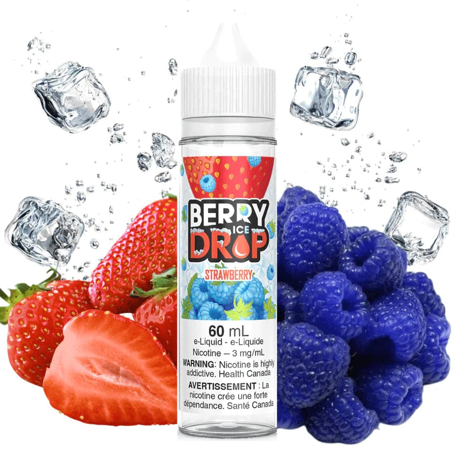 Strawberry Ice by Berry Drop E-Liquid 60ml / 3mg Morden Vape SuperStore and Cannabis Manitoba Canada